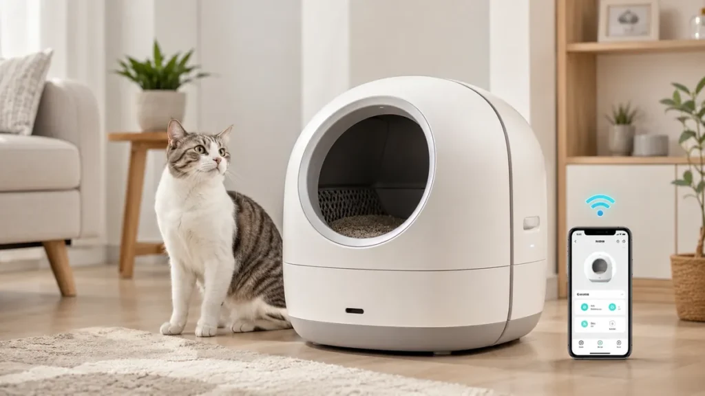 Arenero automático para gatos WiFi: cómo funciona y cuál elegir