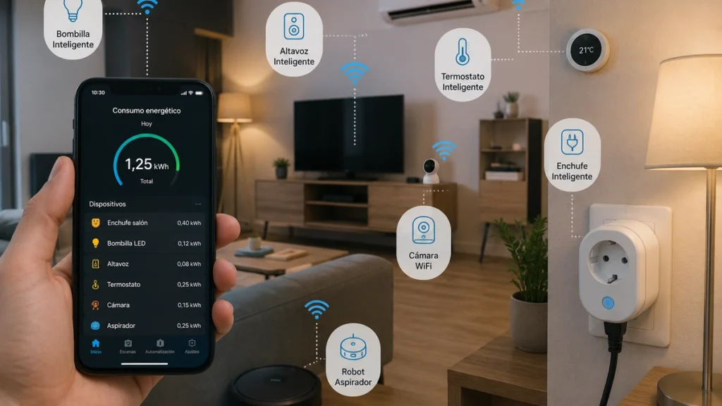 ¿Cuánto sube la luz con domótica? El consumo real de una casa inteligente