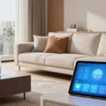 Domotica para alquiler sin obras: salon inteligente controlado desde tablet