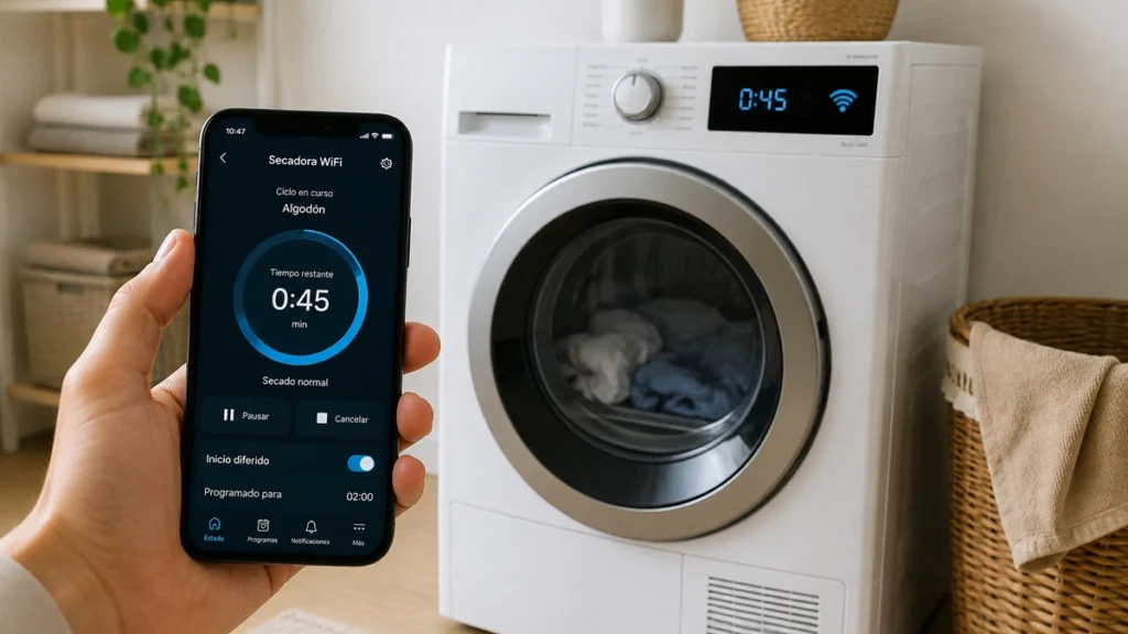 Secadora WiFi: cómo funciona y si merece la pena